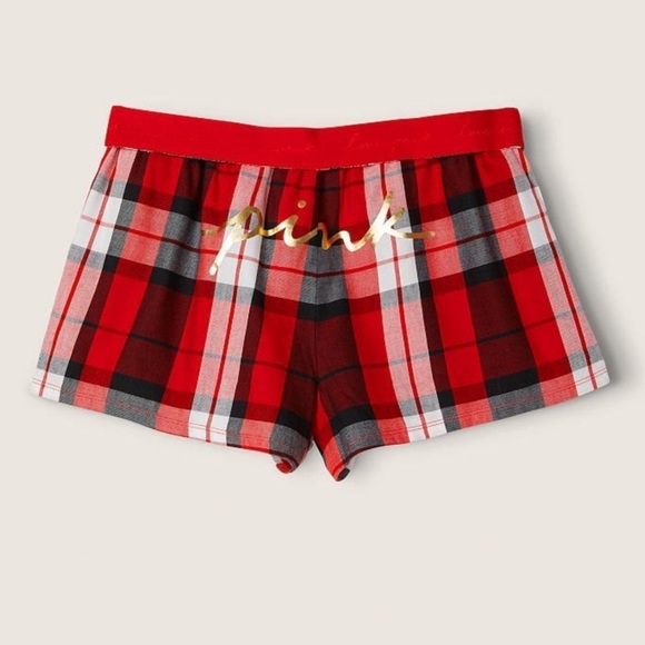 (XL) Victoria’s Secret Plaid Flannel Pajama Short - Picture 14 of 16